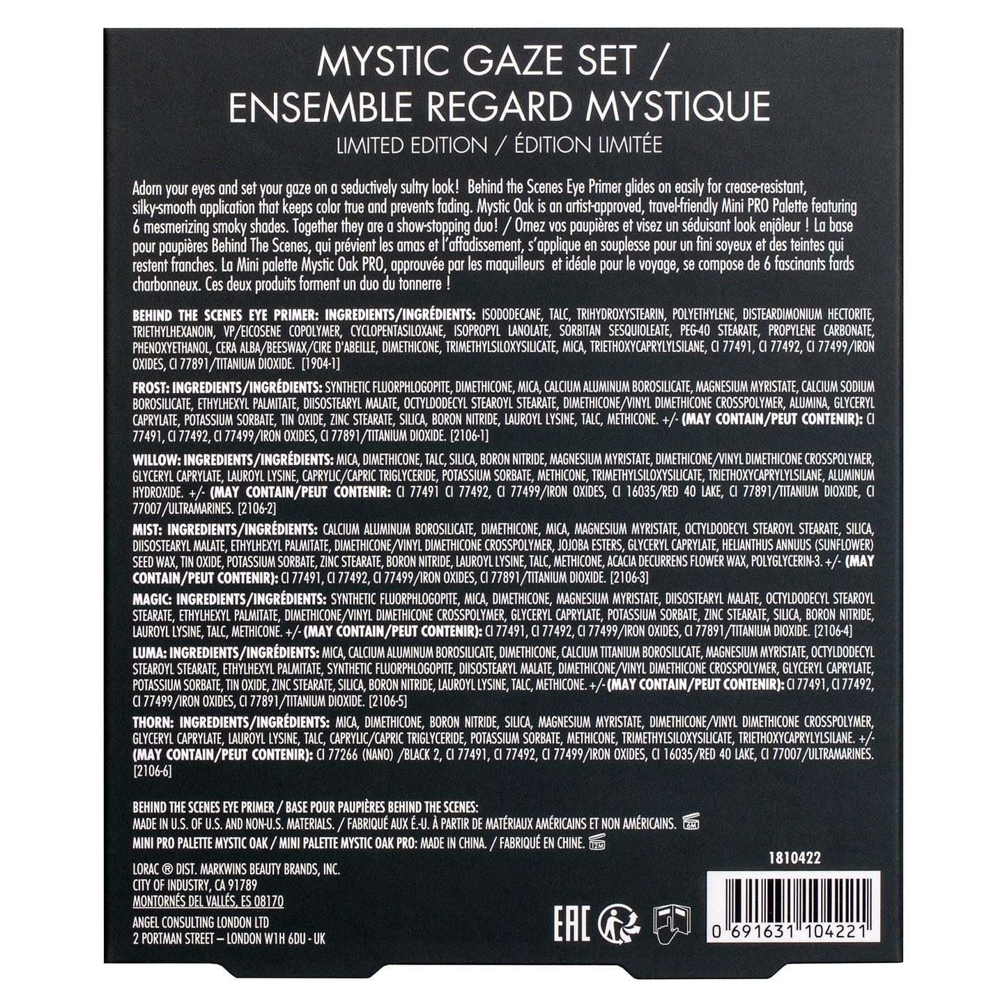 LORAC Holiday Collection Mystic Gaze Set