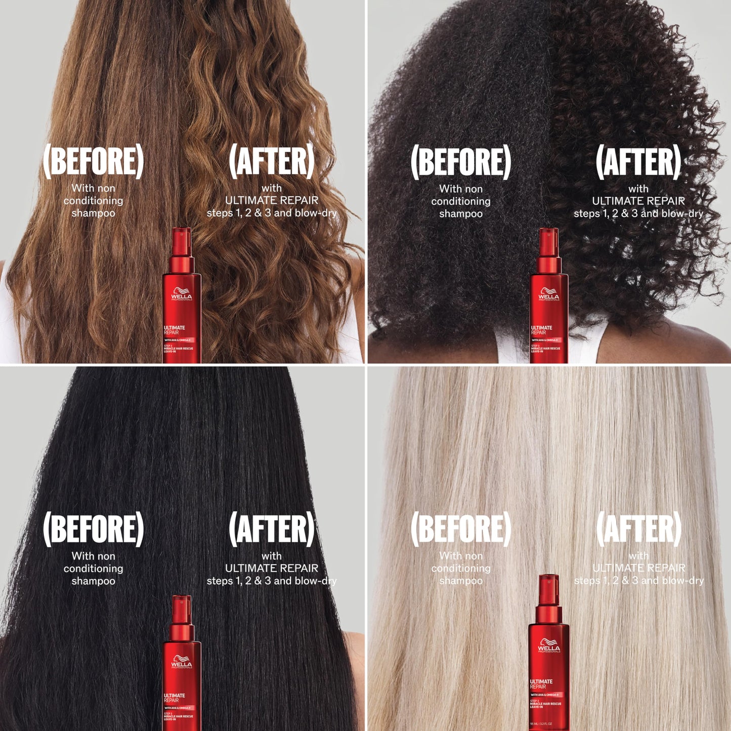 Wella Professionals ULTIMATE REPAIR Miracle Hair Rescue for Damaged Hair | Luxury Leave-In Treatment | Long-Lasting Repair & Protection | For All Hair Types | 1 Fl Oz - Packaging May Vary