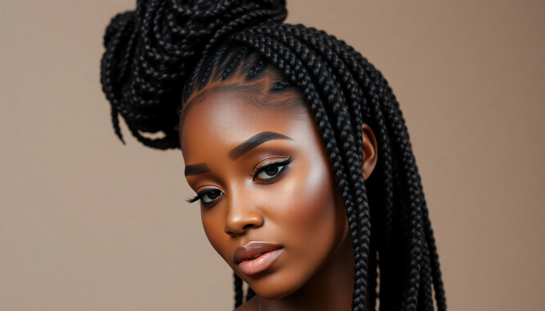 Elevate Your Style with Ghana Braids in a Bun: A Versatile and Chic Look