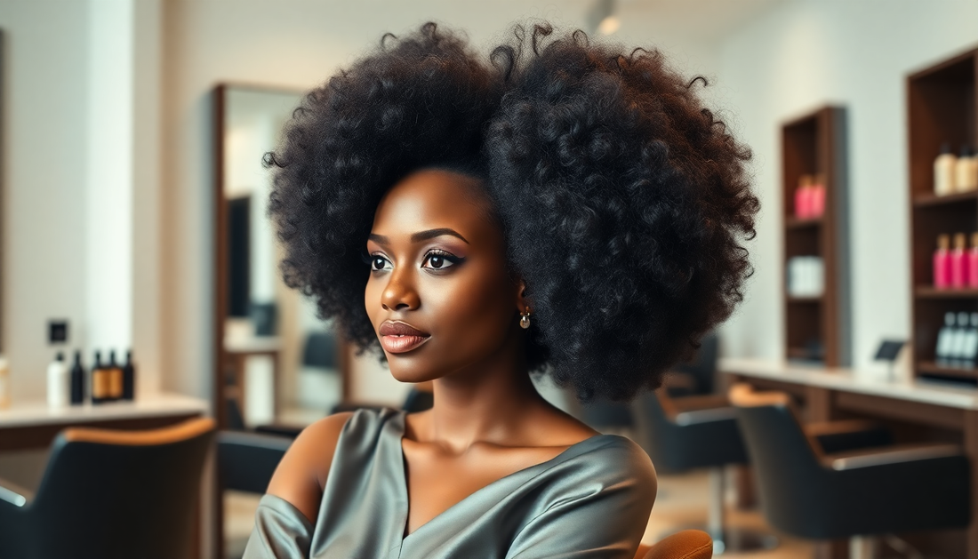 Elevating Black Beauty: Capturing the Essence of Salon Hair Care