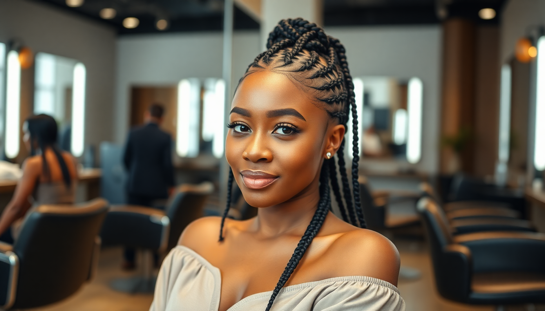 Elevate Your Look with Wash & Blow Dry PLUS Cornrows for Wig