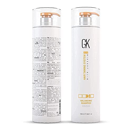 GK HAIR Global Keratin Balancing Shampoo 1000ml For Oily Hair And Scalp Restores Scalp pH Level - Sulfate And Paraben Free