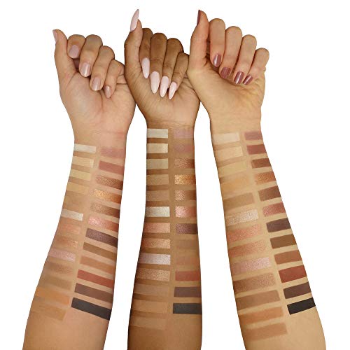 LORAC PRO Matte & Shimmer Eyeshadow Palette, Meraki | Glitter | Mirror Compact | Cruelty Free, Gluten Free, Vegan