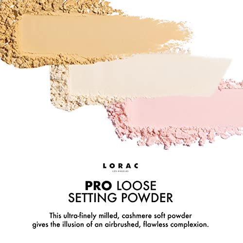 LORAC PRO Loose Setting Powder | Finishing Powder | Soft Rose Pink
