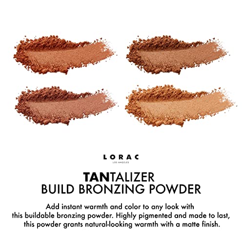 LORAC TANtalizer Bronzer Powder, Matte | Antioxidants, Cruelty Free, Gluten Free, Vegan