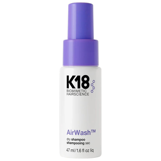 K18 AirWash™ Dry Shampoo, Non-Aerosol, Balances Scalp & Controls Excess Oil Production, 1.6 Fl Oz