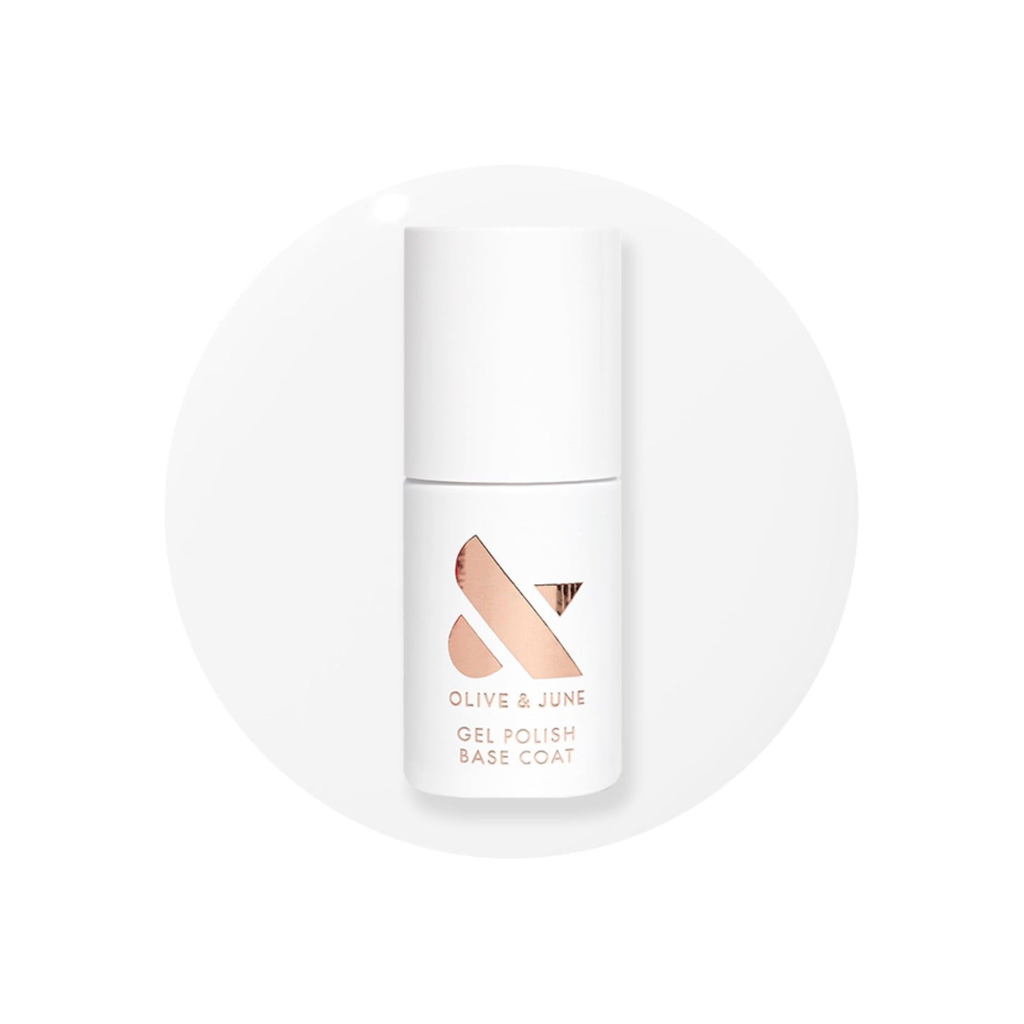 Olive & June Gel Polish Base Coat | UV LED Nail Lamp Needed | Long Lasting Formula | Up to 21 Days of Wear | No Damage Removal | Salon-Quality Manicure Pedicure at Home |Vegan HEMA-Free Cruelty-Free