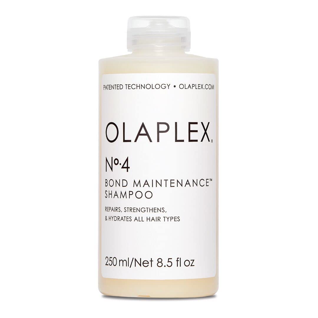 Olaplex No. 3 Hair Perfector Repairing Treatment for Dry Damaged Hair, Repairs & Strengthens + No. 4 Bond Maintenance Shampoo Repairs, Strengthens, & Nourishes, Adds Shine & Leaves Hair Feeling Soft