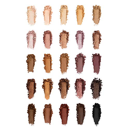 LORAC PRO Matte & Shimmer Eyeshadow Palette, Meraki | Glitter | Mirror Compact | Cruelty Free, Gluten Free, Vegan