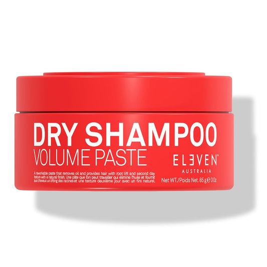 ELEVEN AUSTRALIA Dry Shampoo Volume Paste - Adds Volume, Texture & Freshness, Absorbs Oil, Lightweight Formula, No Residue - Red - 3 Oz