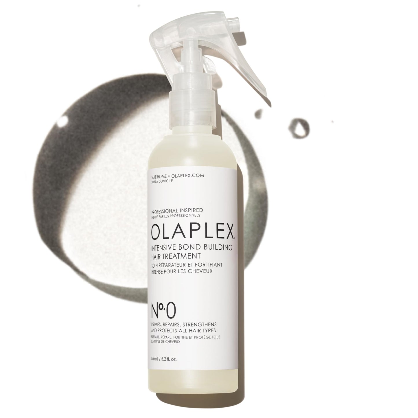 Olaplex No. 0 Intensive Bond Building Hair Treatment, Repairs, Protects, & Strengthens All Hair Types, 5.2 fl oz
