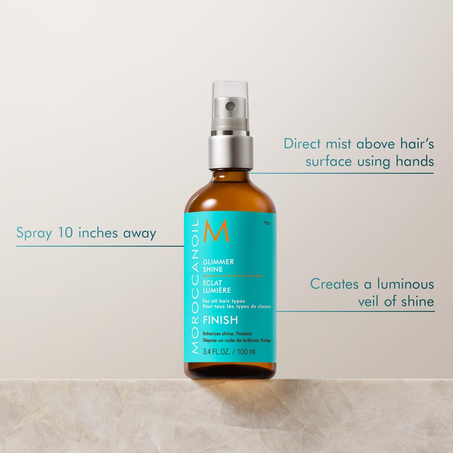 Moroccanoil Glimmer Shine Spray, 3.4 Fl. Oz.