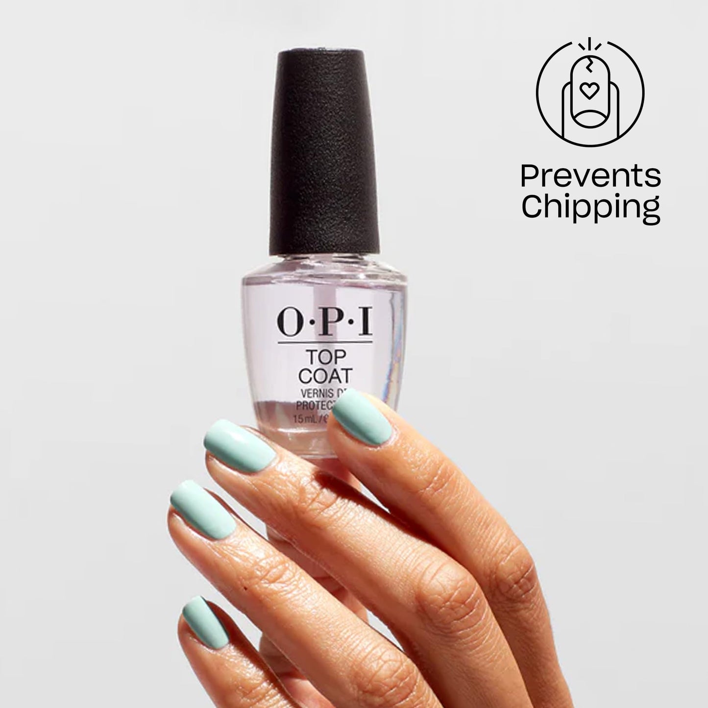 OPI Top Coat | Nail Polish Top Coat | Prevents Chipping, Protects Nails, High Gloss Shine