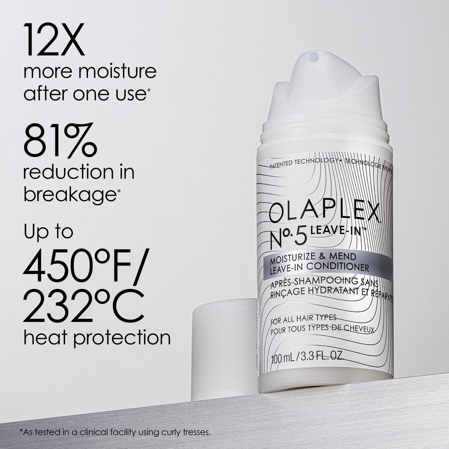 Olaplex Nº.5 Leave-In Conditioner, Moisturizes & Mends Split Ends, Heat Protectant, Reduces Breakage, Continuously Repairs & Protects Damaged Hair
