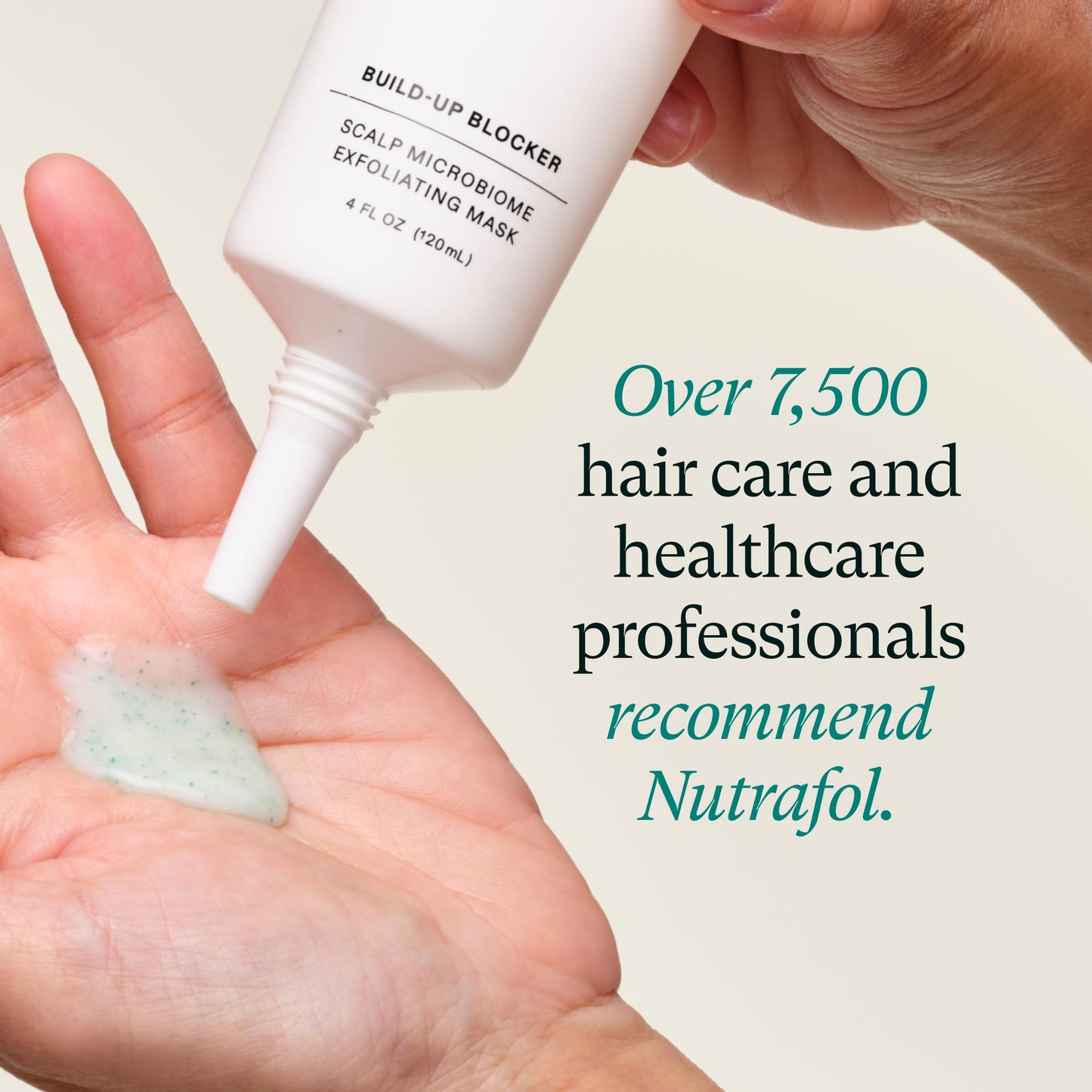 Nutrafol Exfoliating Scalp Mask, Eliminates Product Build-up and Oil for Healthier Hair and Scalp, Physician-formulated for Thinning Hair, Color and Extension Safe - 4 Fl Oz Bottle