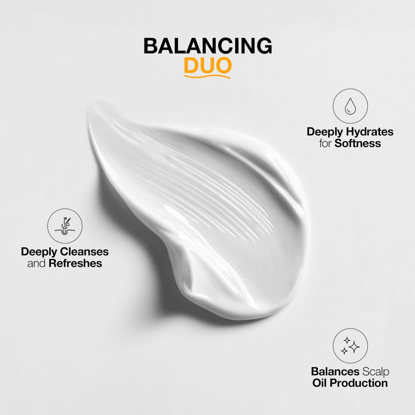 GK HAIR Balancing Shampoo and Conditioner Set for Oily Hair Upto 72-Hour Freshness Best Shampoo and Conditioner for Greasy Scalp Build Up Dirt, Skip the Daily Wash, Gentle Fragrance 10.1 Fl Oz