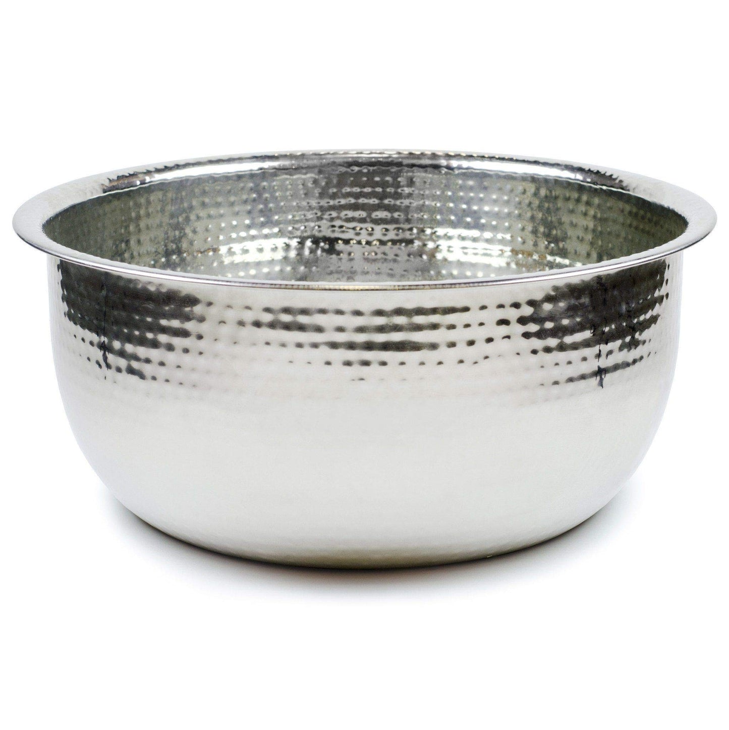 Signature Pedicure Bowl - Hammered Stainless Steel