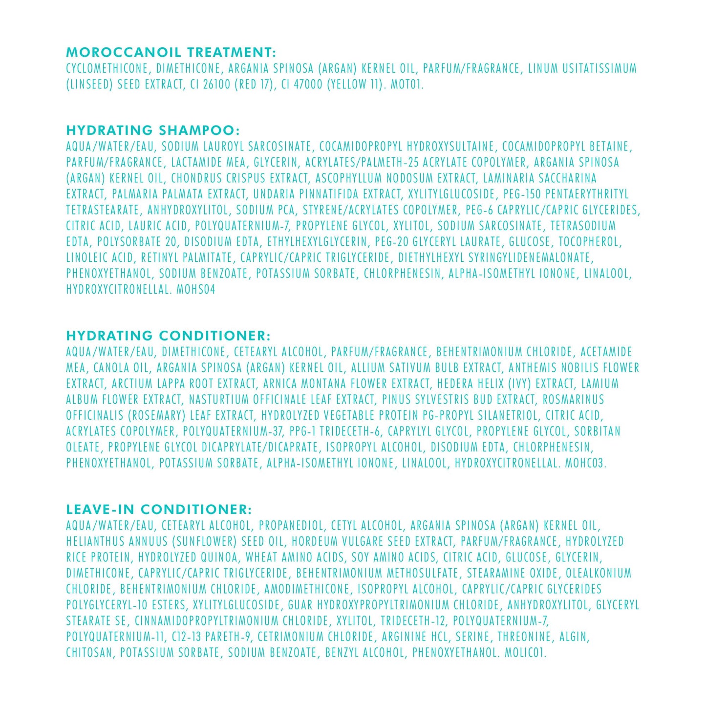 Moroccanoil Mini Hair Hydration Essentials Gift Set