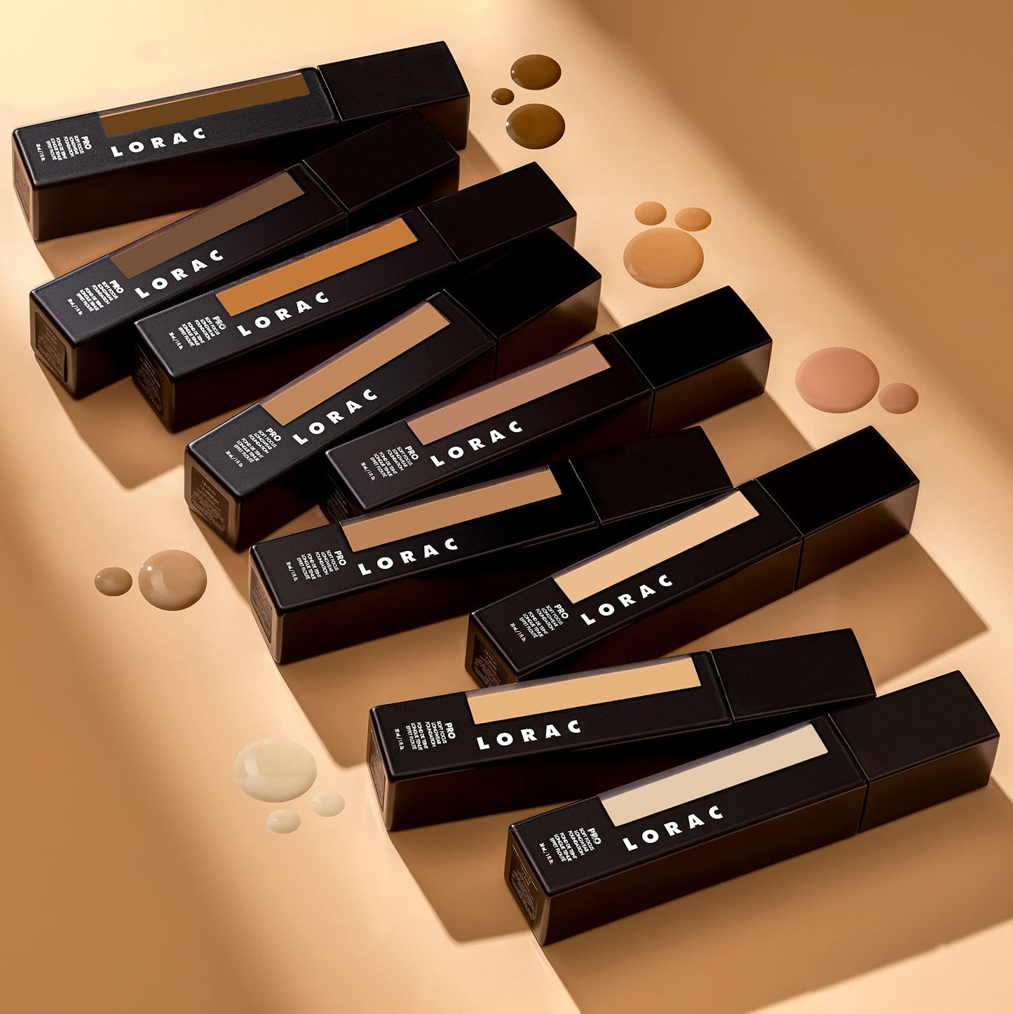 LORAC PRO Soft Focus Longwear Foundation, Shade 7 | Full Coverage | Lightweight | Water-Resistant | Oil-Free